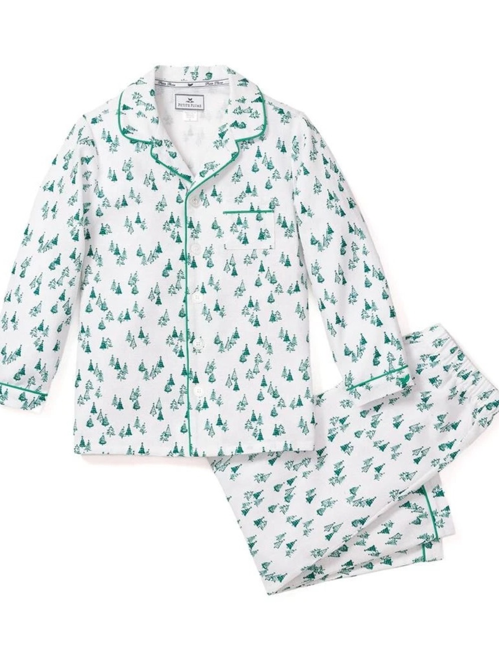 Petite Plume Evergreen Forest holiday pajama set 3T